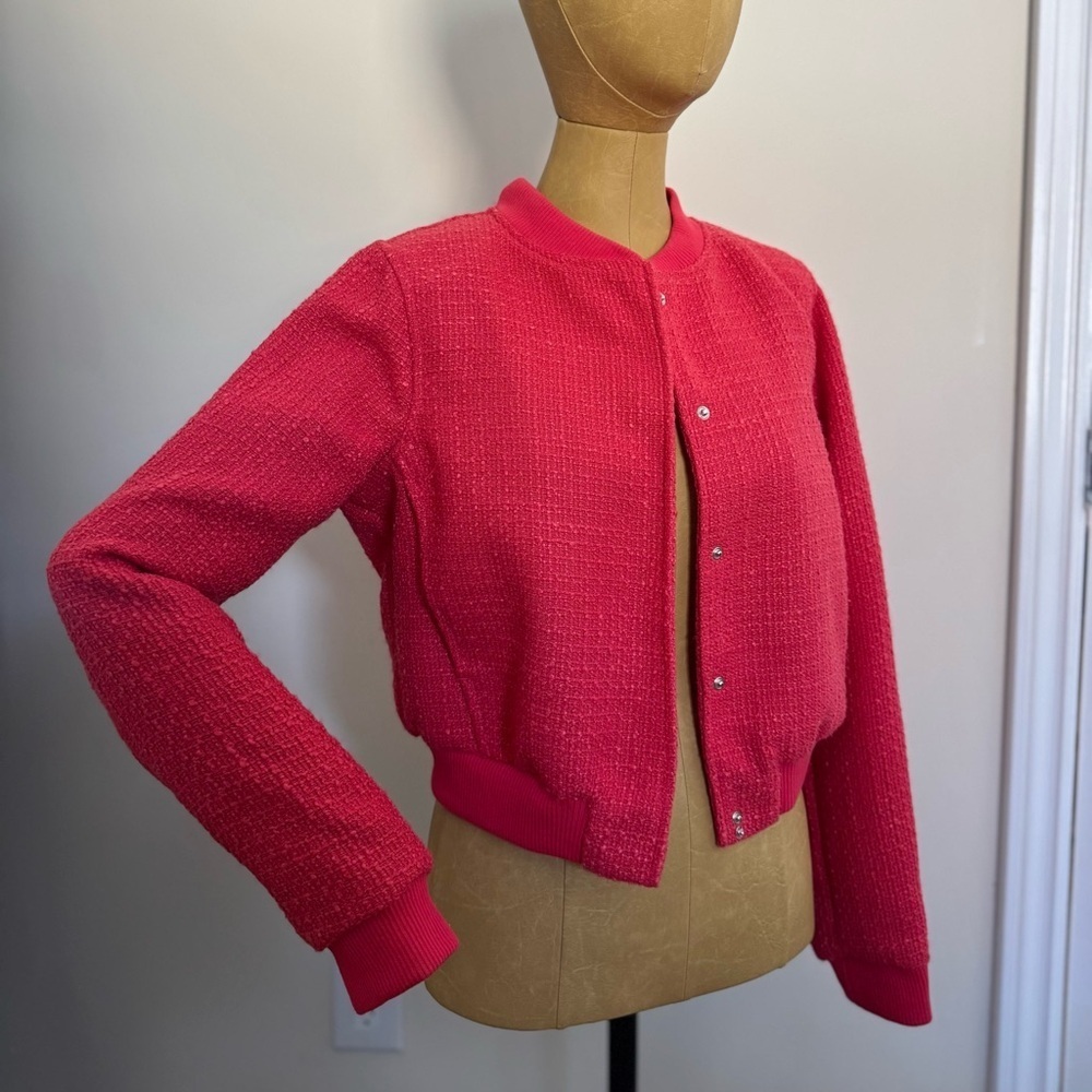 NWT JASON WU Red Bomber Jacket (M)